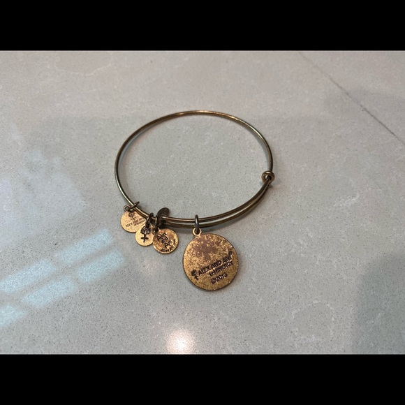 Alex and Ani Daughter Bracelet Bronzed Gold - Picture 5 of 5